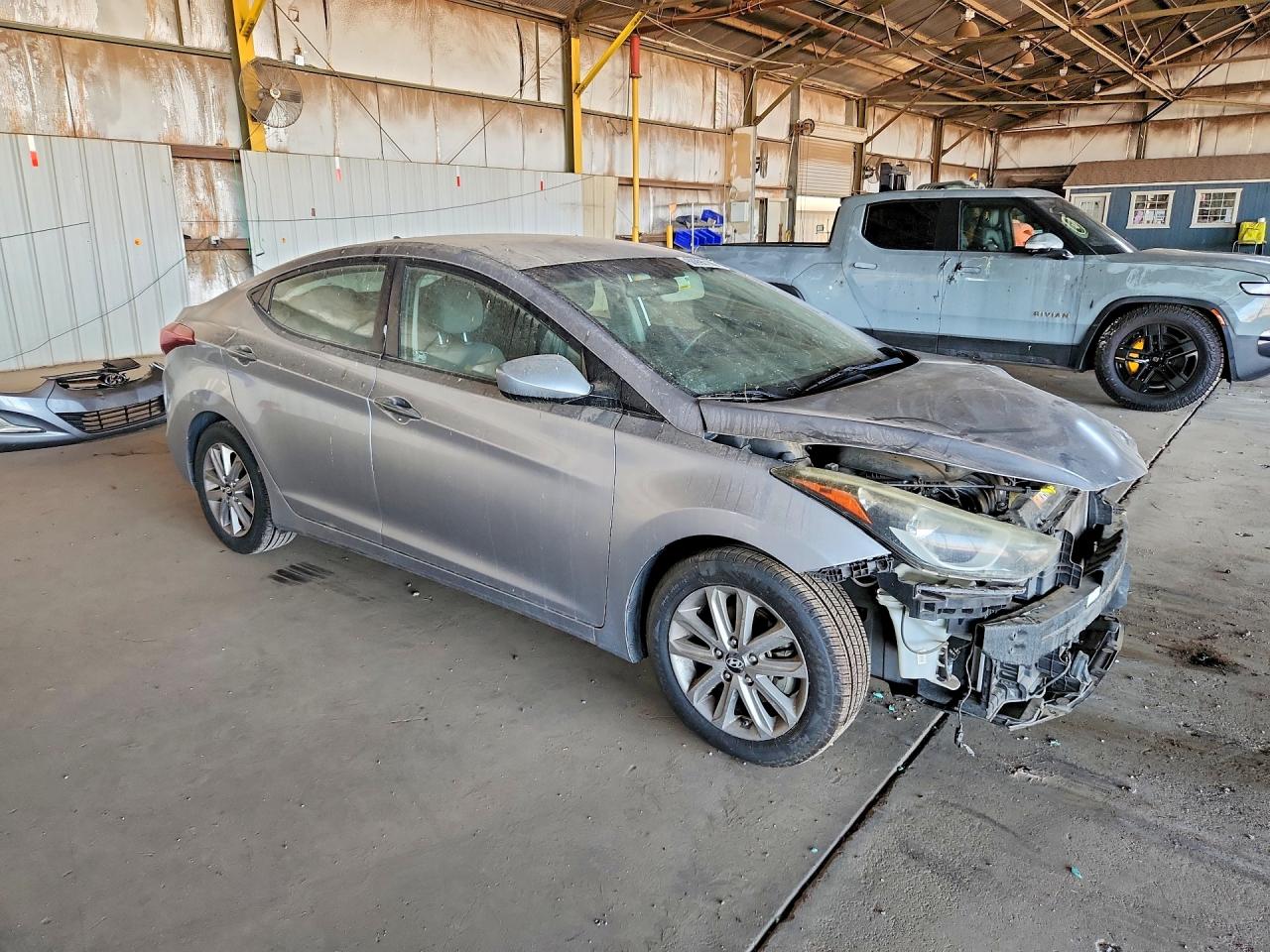 2015 Hyundai Elantra Se Silver vin: 5NPDH4AE0FH570586