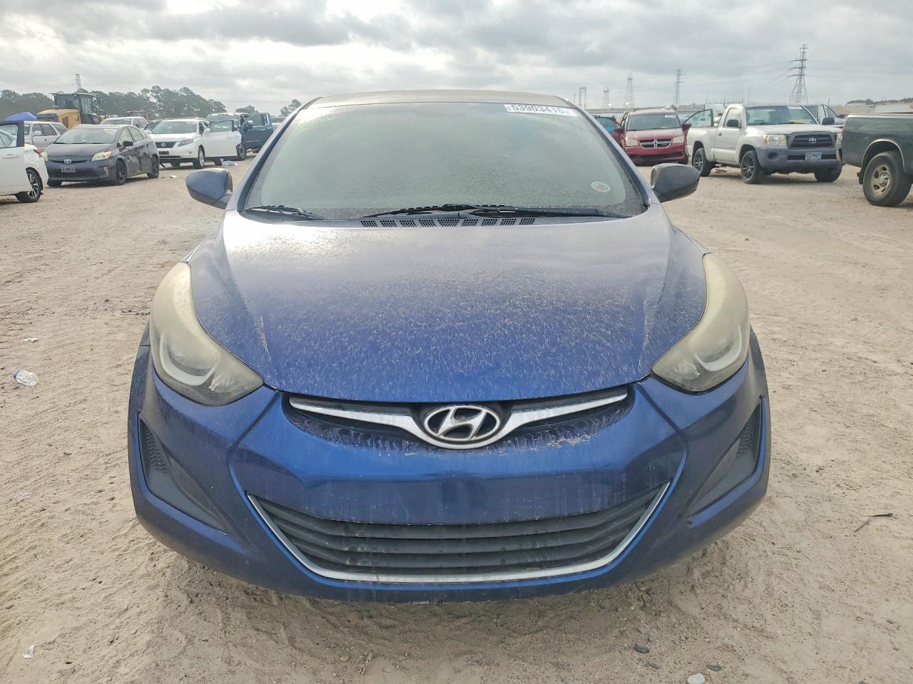 2015 Hyundai Elantra Se Blue vin: 5NPDH4AE0FH575867