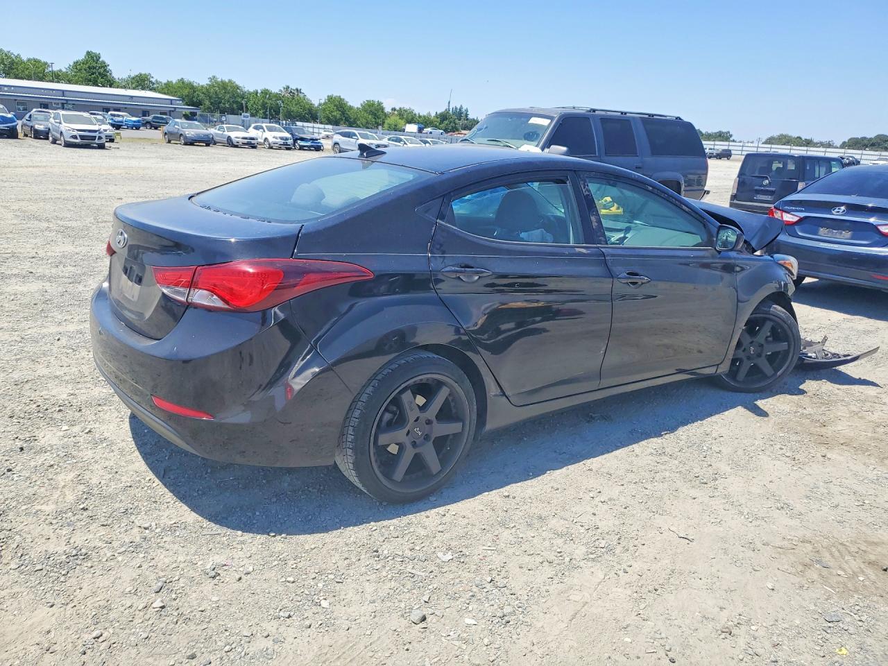 2015 Hyundai Elantra Se Черный vin: 5NPDH4AE0FH588196
