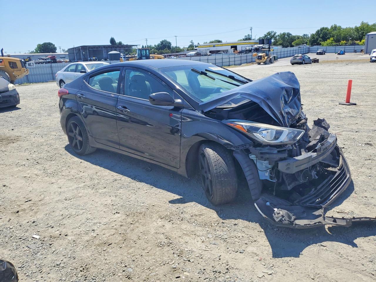 2015 Hyundai Elantra Se Черный vin: 5NPDH4AE0FH588196