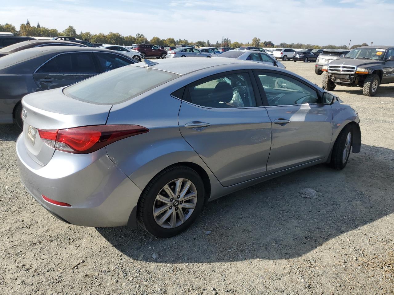 2015 Hyundai Elantra Se Silver vin: 5NPDH4AE0FH601478