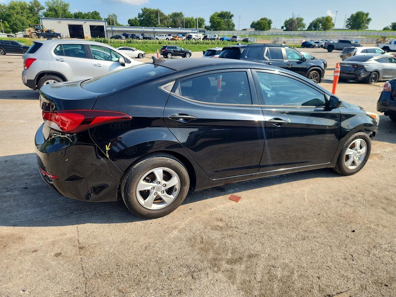 2015 Hyundai Elantra Se Black vin: 5NPDH4AE0FH603831