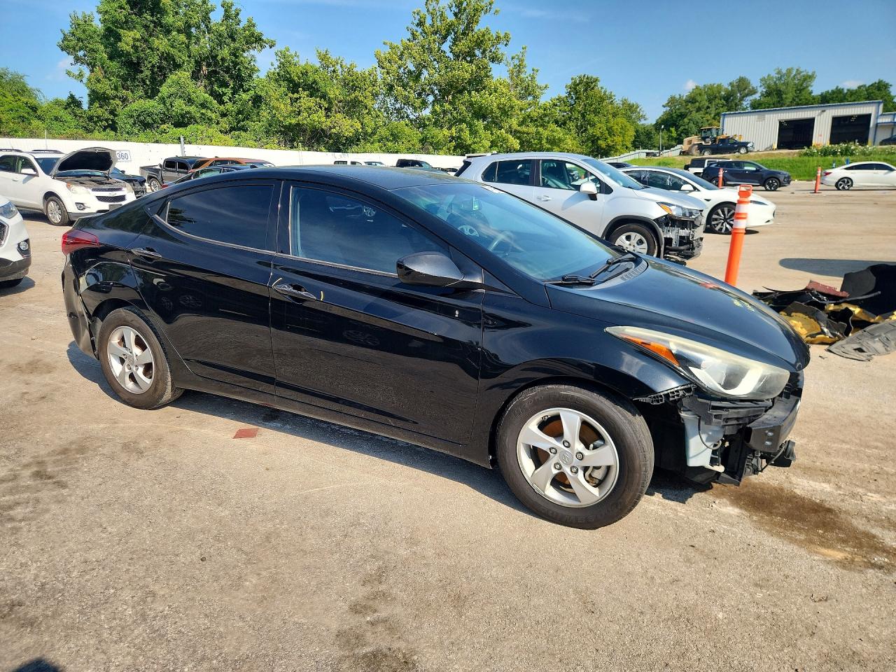 2015 Hyundai Elantra Se Black vin: 5NPDH4AE0FH603831