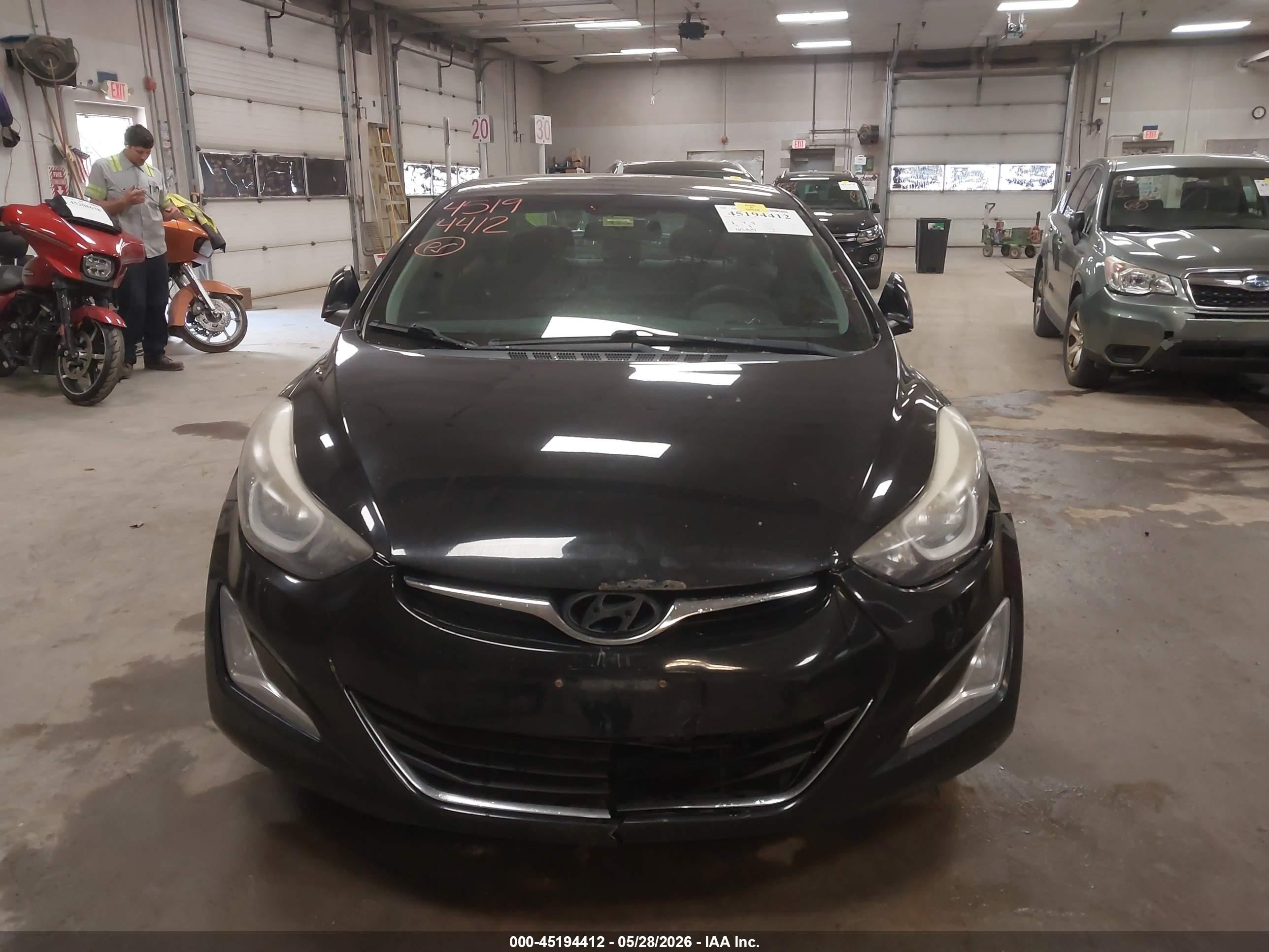 2015 Hyundai Elantra Se/sport/limited Черный vin: 5NPDH4AE0FH605269