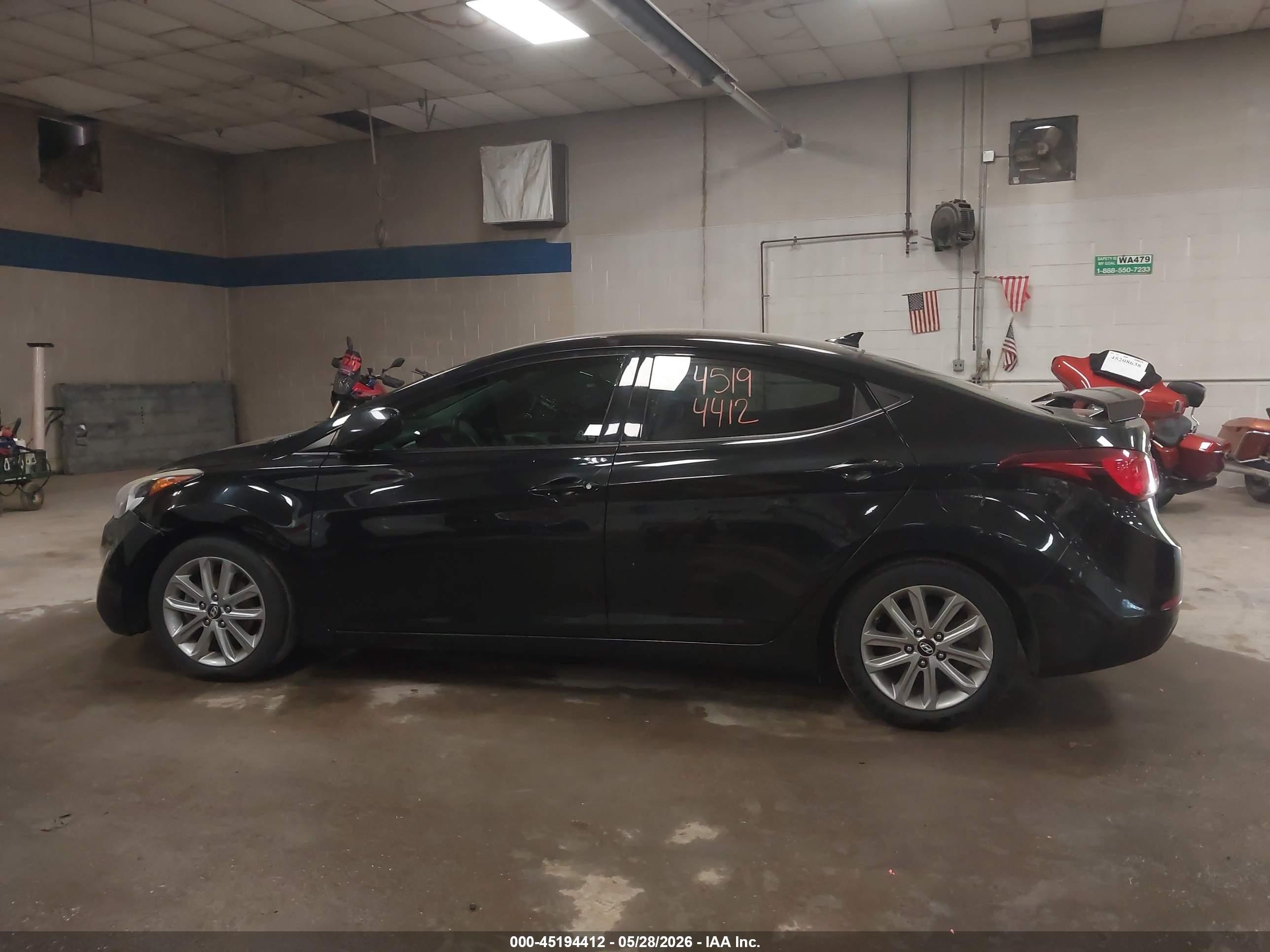 2015 Hyundai Elantra Se/sport/limited Черный vin: 5NPDH4AE0FH605269