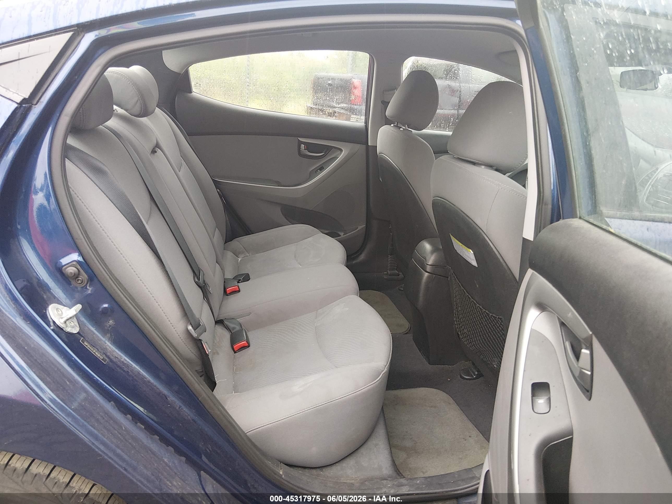 2015 Hyundai Elantra Se Blue vin: 5NPDH4AE0FH606101