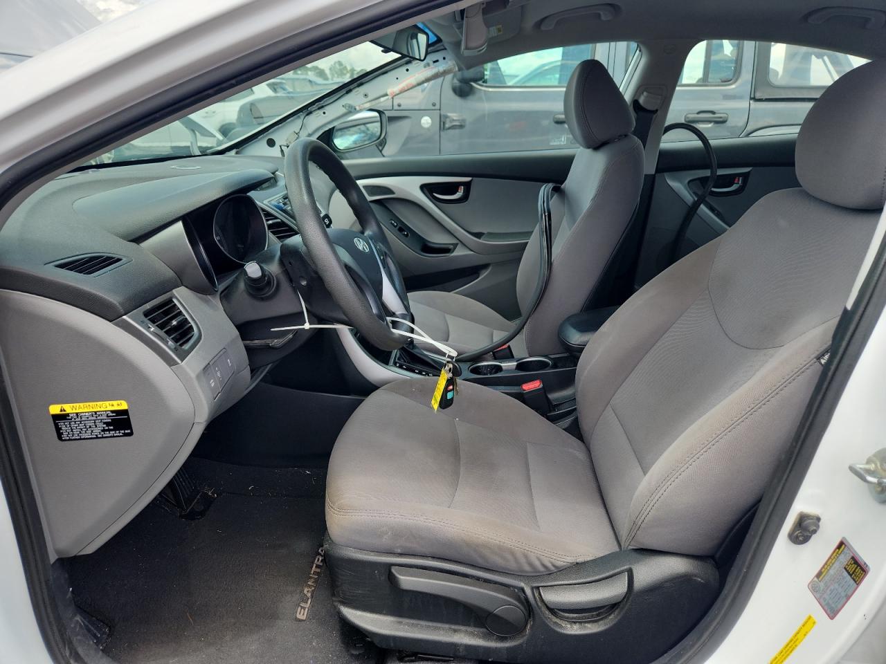 2015 Hyundai Elantra Se White vin: 5NPDH4AE0FH607071