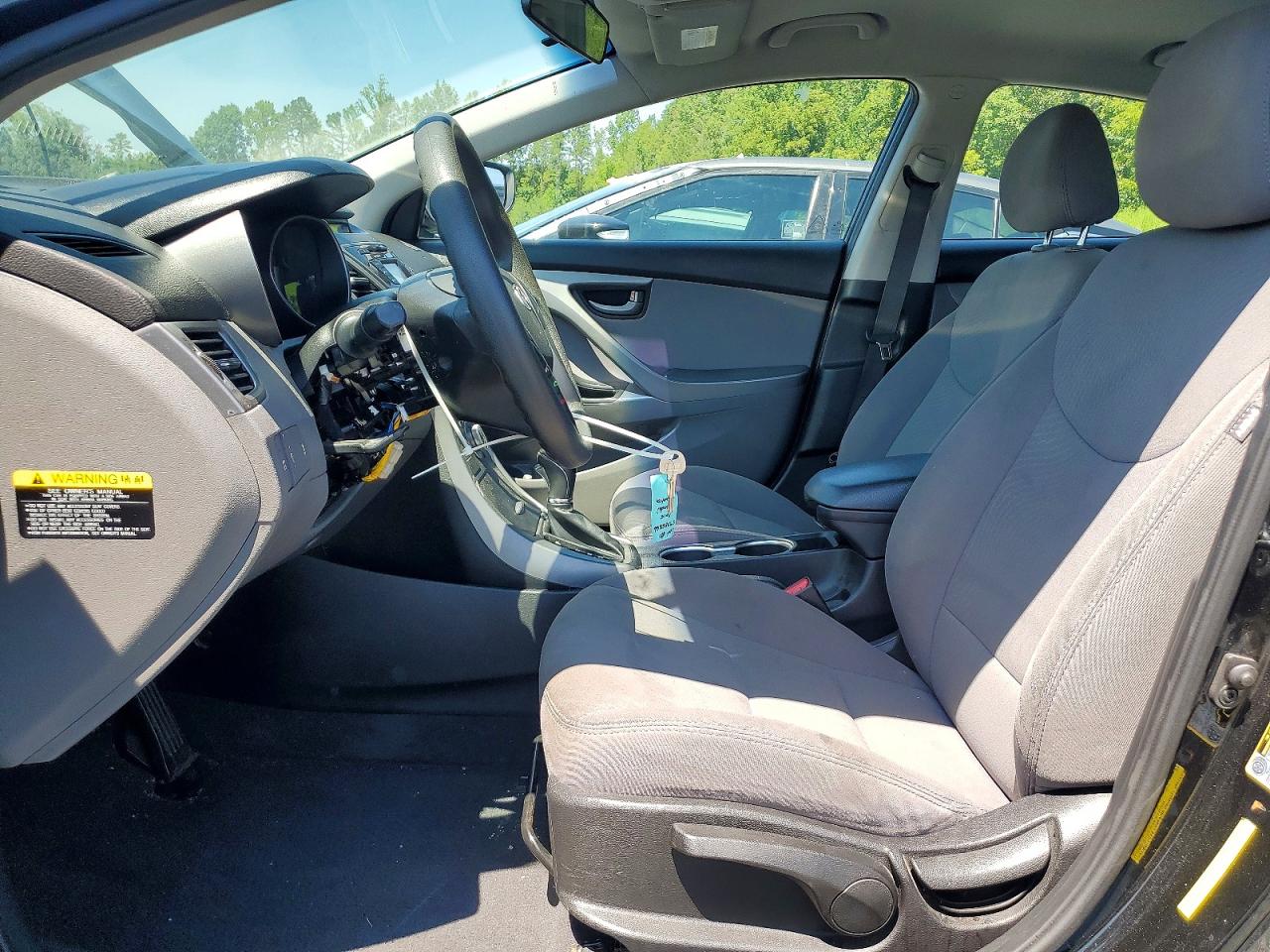 2015 Hyundai Elantra Se Black vin: 5NPDH4AE0FH611590