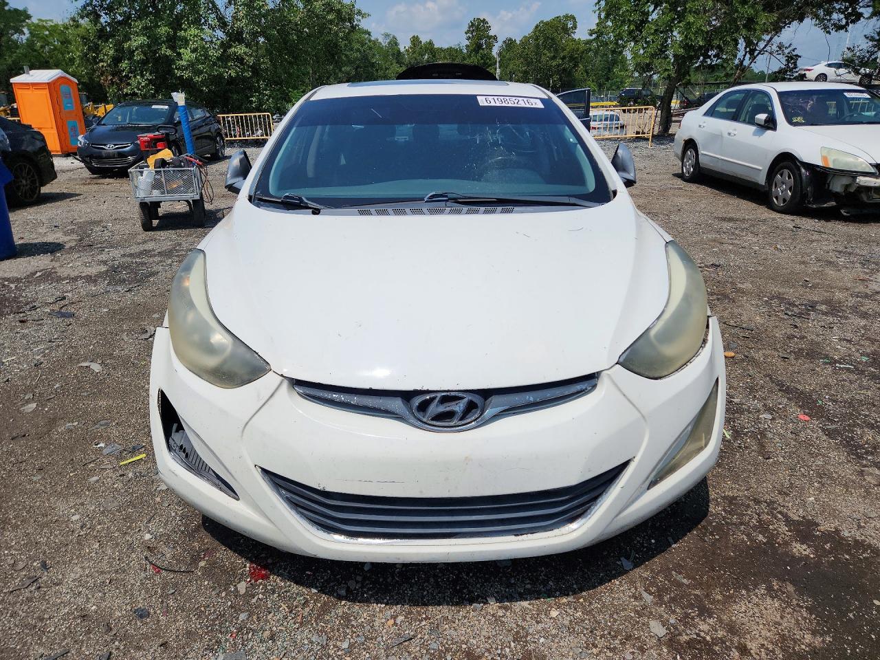 2015 Hyundai Elantra Se White vin: 5NPDH4AE0FH615218