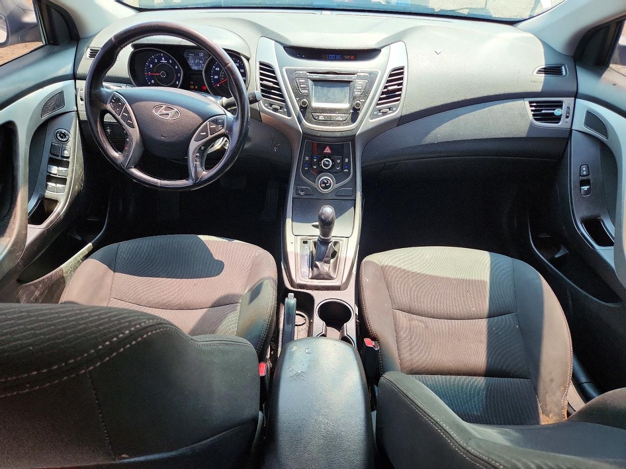 2015 Hyundai Elantra Se White vin: 5NPDH4AE0FH615218