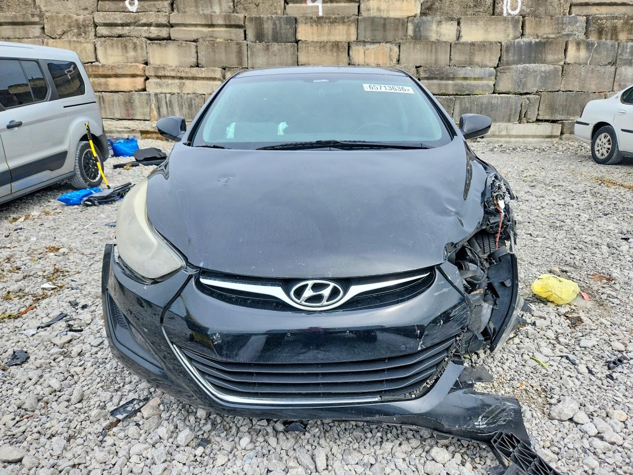 2015 Hyundai Elantra Se Черный vin: 5NPDH4AE0FH621083
