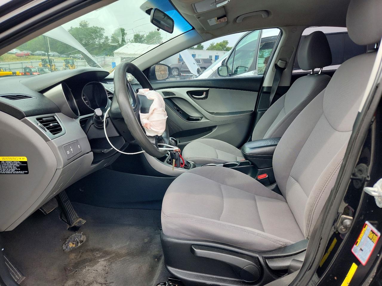 2015 Hyundai Elantra Se Черный vin: 5NPDH4AE0FH621083
