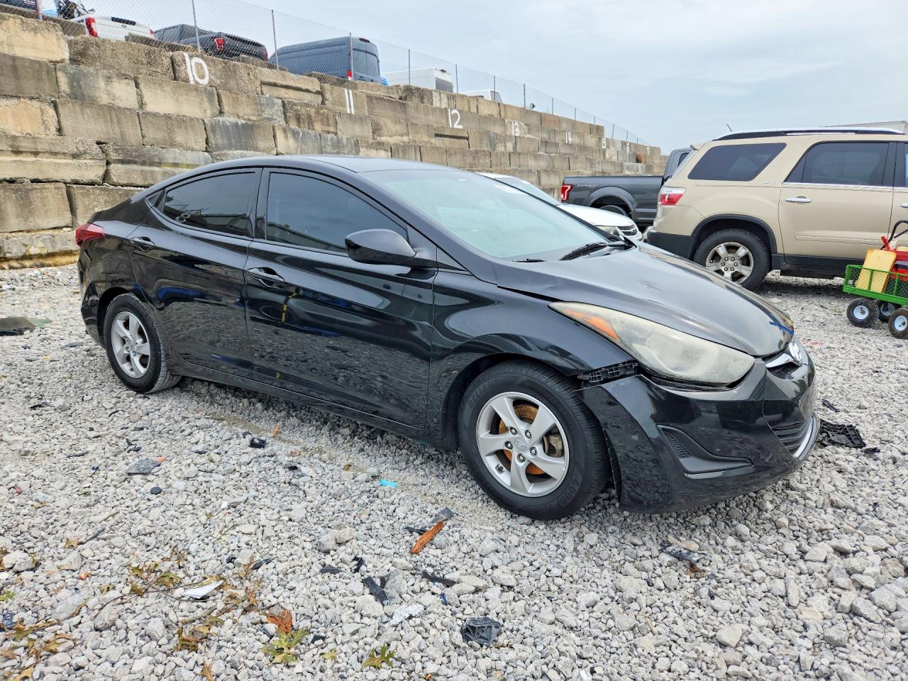 2015 Hyundai Elantra Se Черный vin: 5NPDH4AE0FH621083
