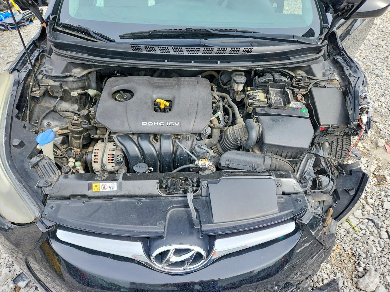 2015 Hyundai Elantra Se Черный vin: 5NPDH4AE0FH621083