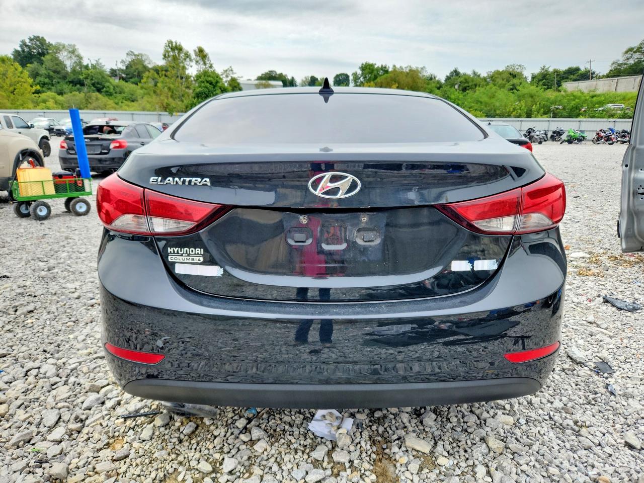 2015 Hyundai Elantra Se Черный vin: 5NPDH4AE0FH621083