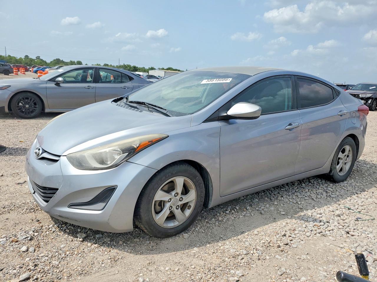 2015 Hyundai Elantra Se Silver vin: 5NPDH4AE0FH624095