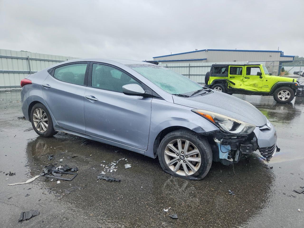 2015 Hyundai Elantra Se Silver vin: 5NPDH4AE0FH629409