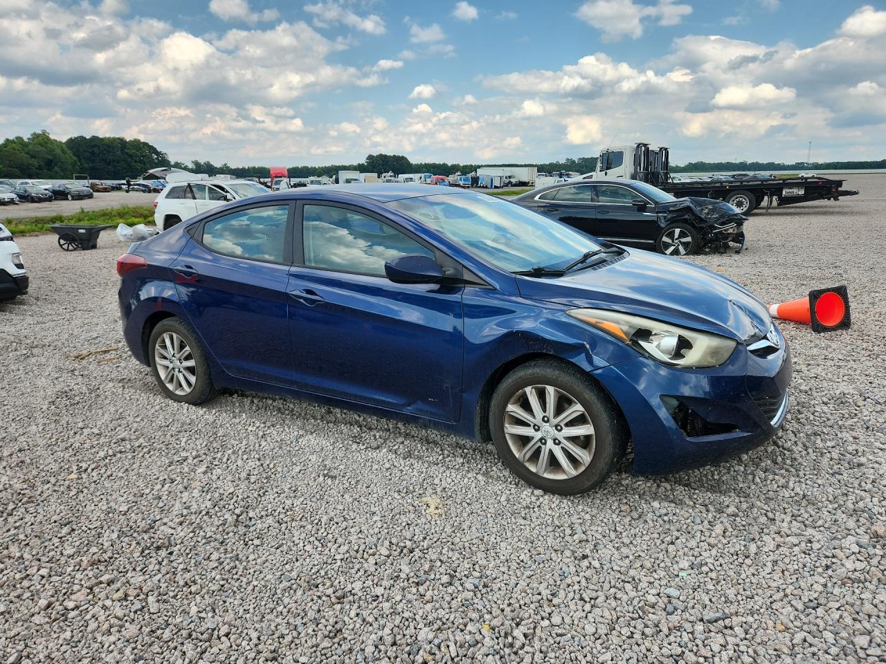 2015 Hyundai Elantra Se Blue vin: 5NPDH4AE0FH632018