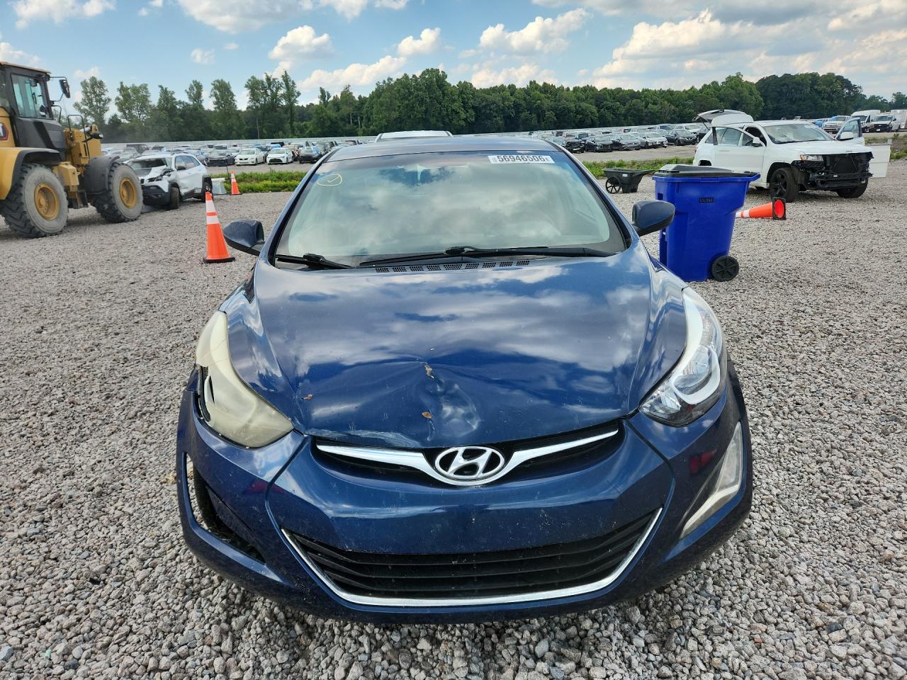 2015 Hyundai Elantra Se Blue vin: 5NPDH4AE0FH632018