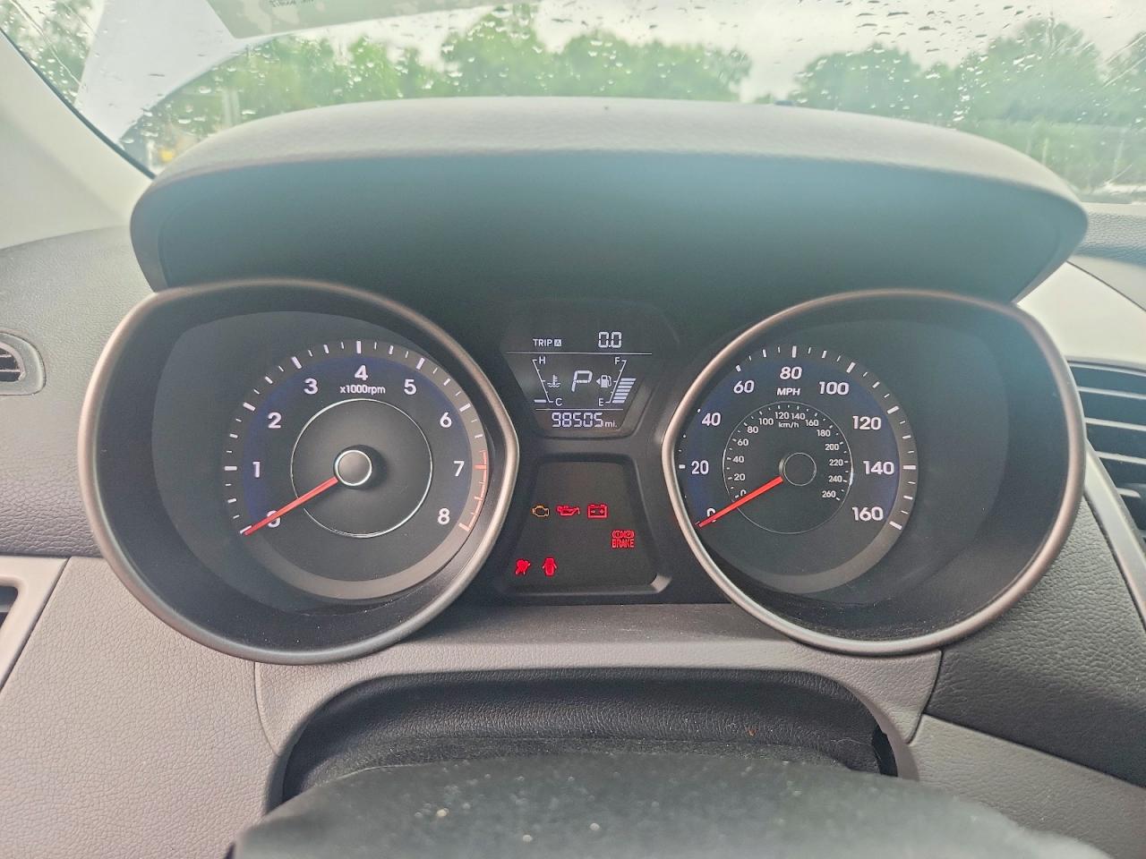 2015 Hyundai Elantra Se Gray vin: 5NPDH4AE0FH633072