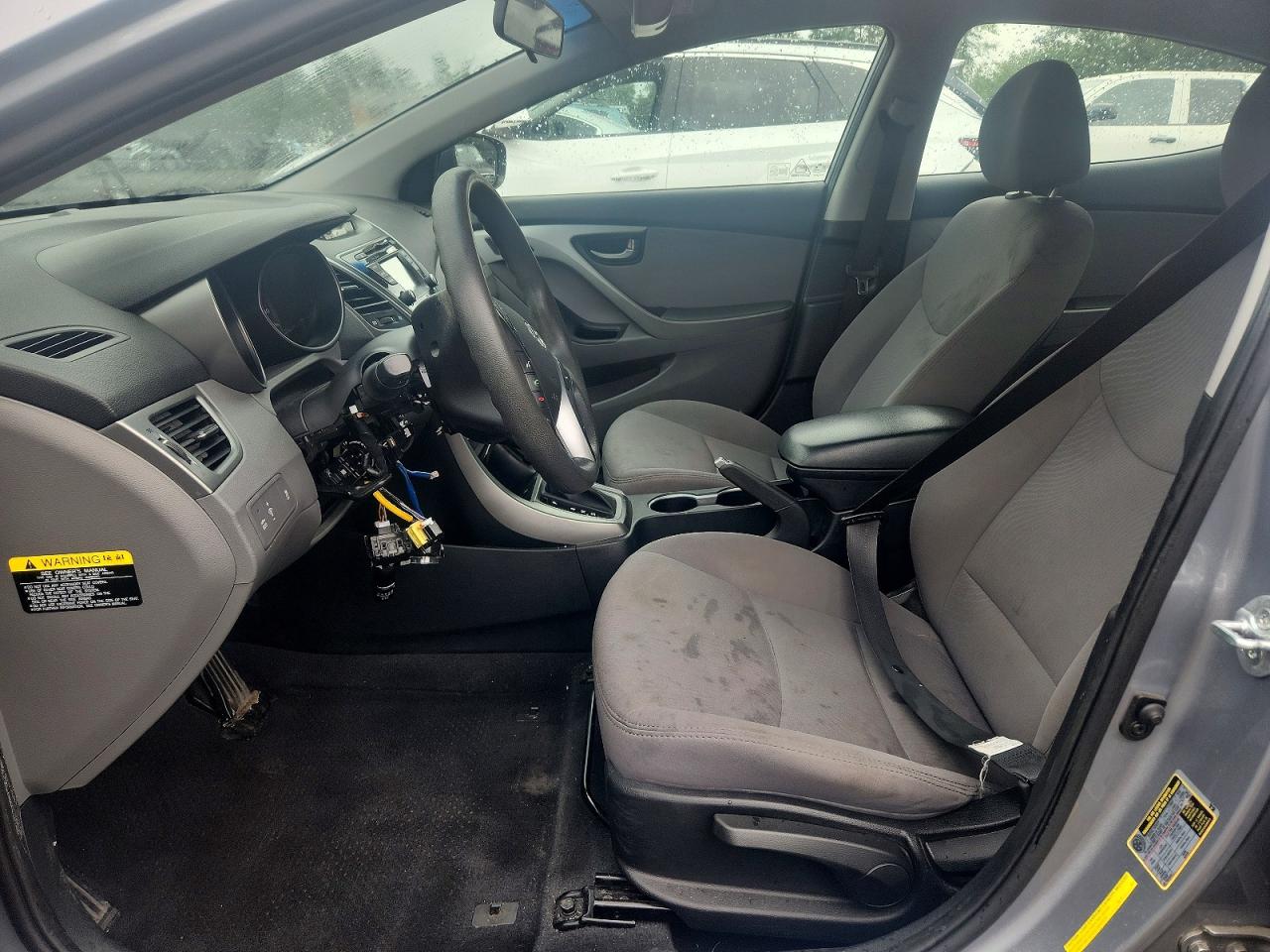 2015 Hyundai Elantra Se Gray vin: 5NPDH4AE0FH633072