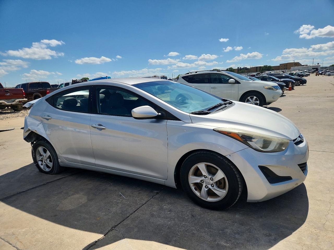 2015 Hyundai Elantra Se Silver vin: 5NPDH4AE0FH636358