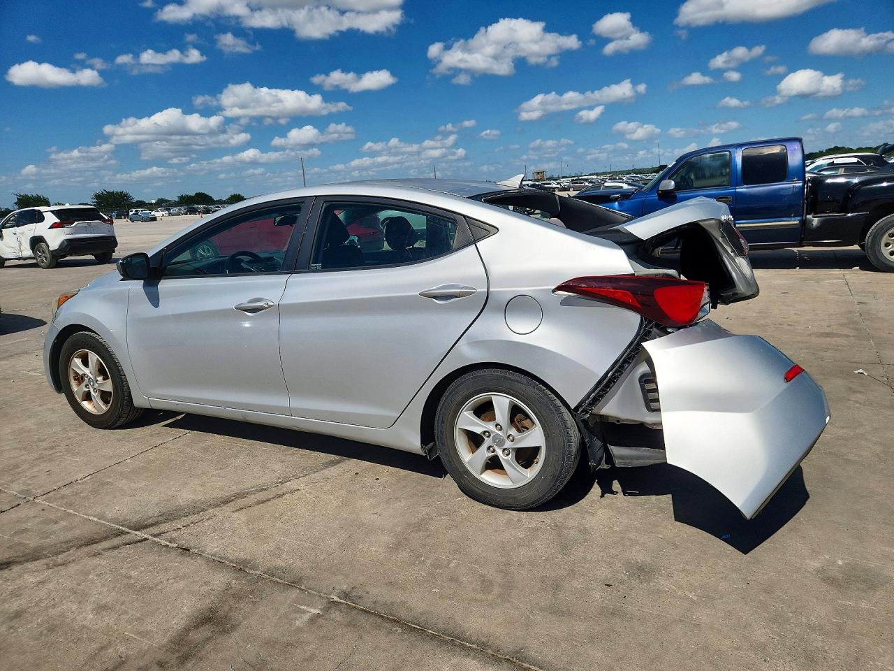 2015 Hyundai Elantra Se Silver vin: 5NPDH4AE0FH636358