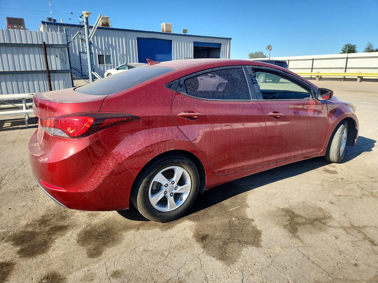 2015 Hyundai Elantra Se Red vin: 5NPDH4AE0FH646775