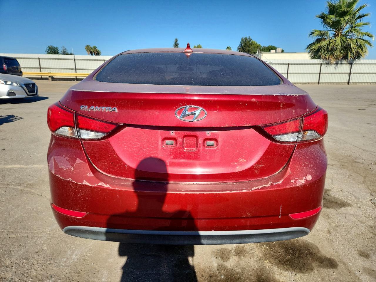 2015 Hyundai Elantra Se Red vin: 5NPDH4AE0FH646775