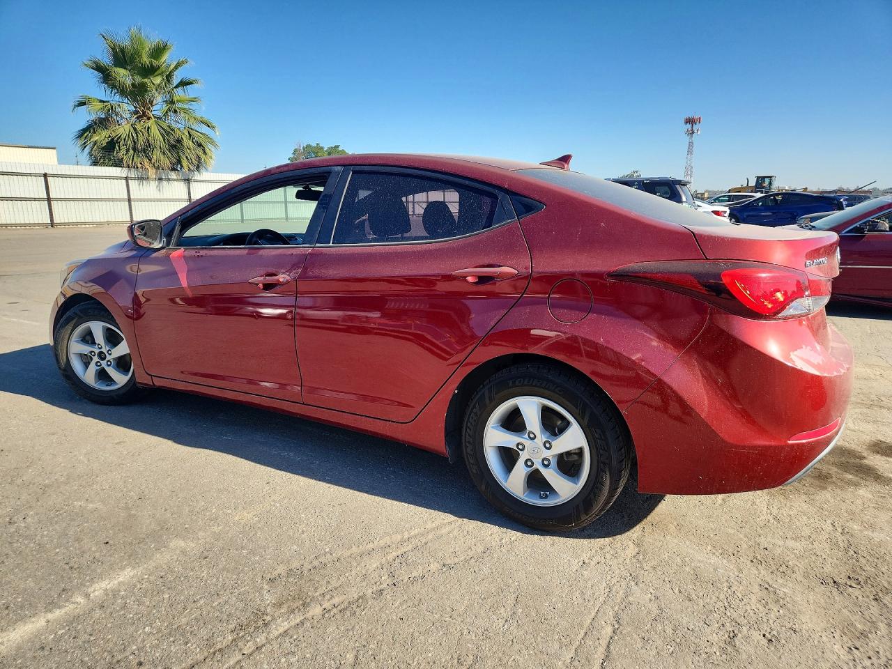2015 Hyundai Elantra Se Red vin: 5NPDH4AE0FH646775