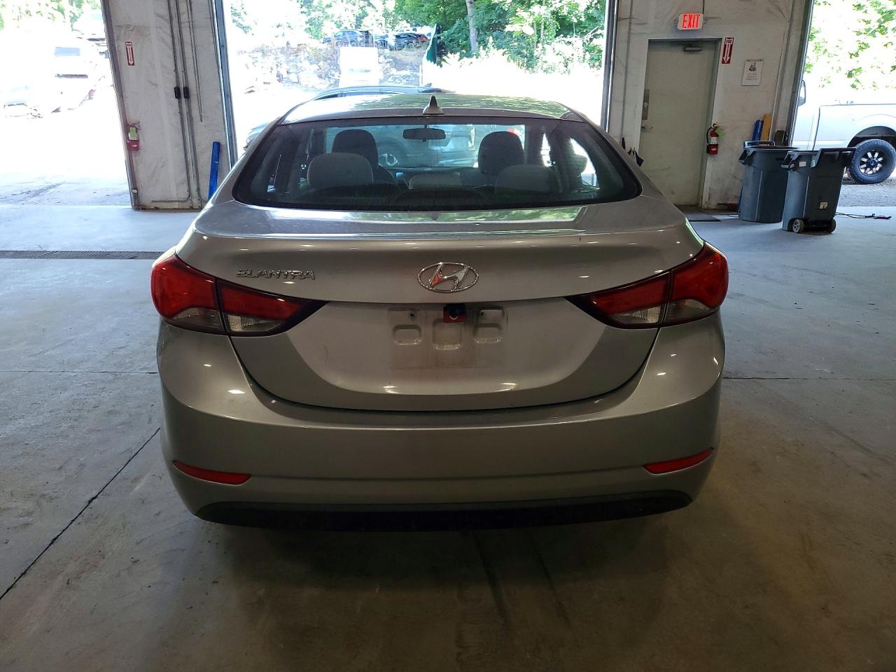 2015 Hyundai Elantra Se Silver vin: 5NPDH4AE0FH647117