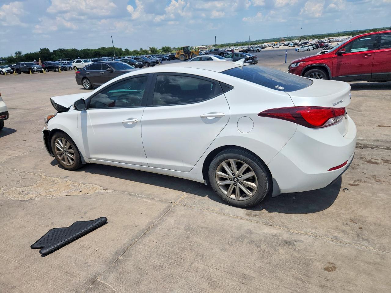 2015 Hyundai Elantra Se Белый vin: 5NPDH4AE0FH650034