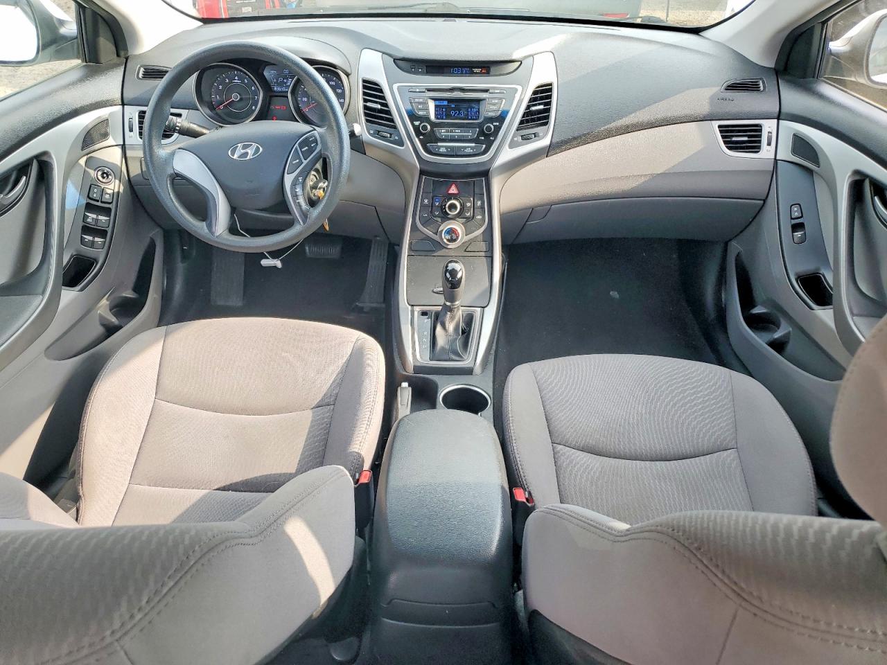2015 Hyundai Elantra Se White vin: 5NPDH4AE0FH650969