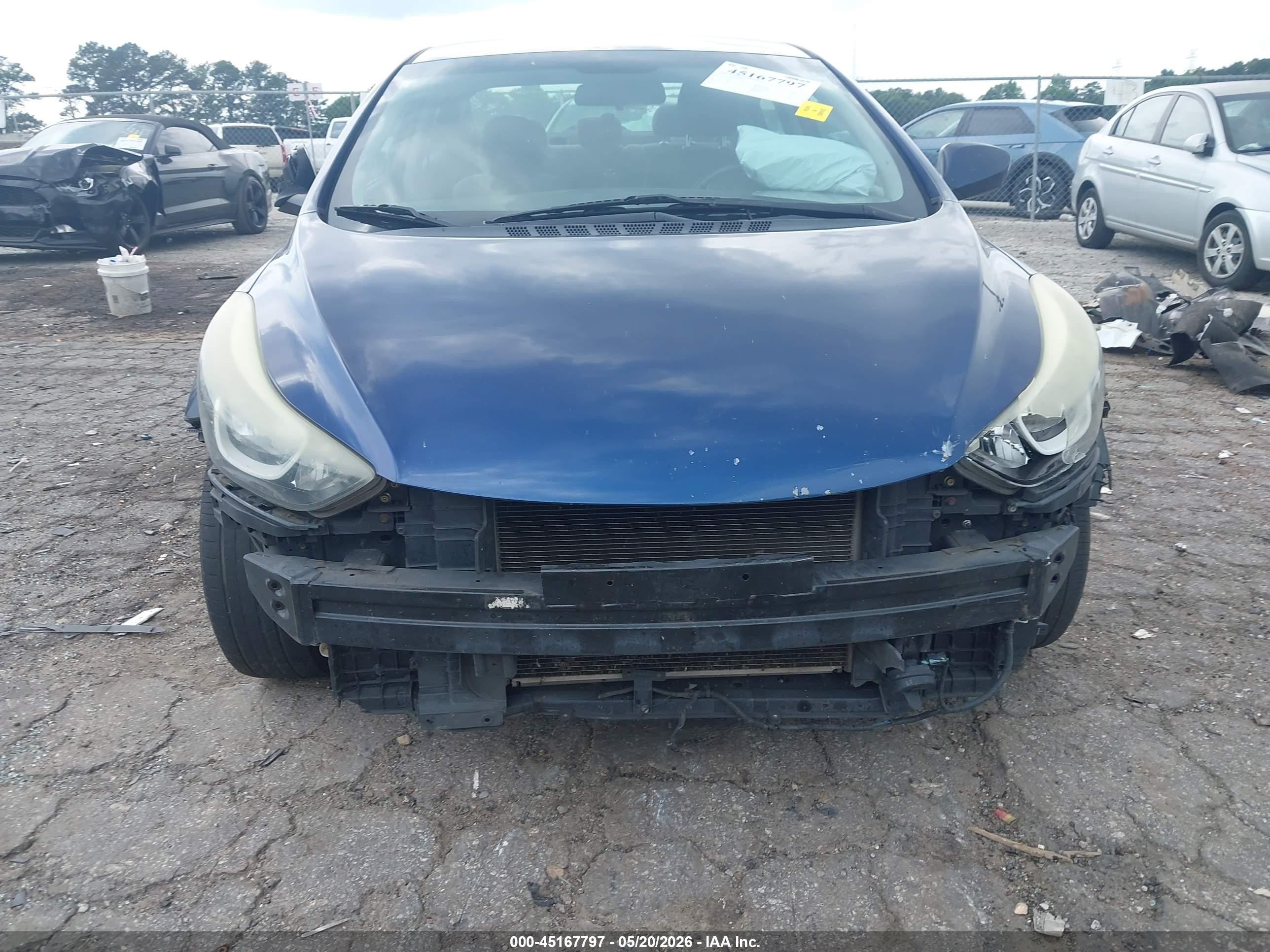 2015 Hyundai Elantra Se Dark Blue vin: 5NPDH4AE0FH652091