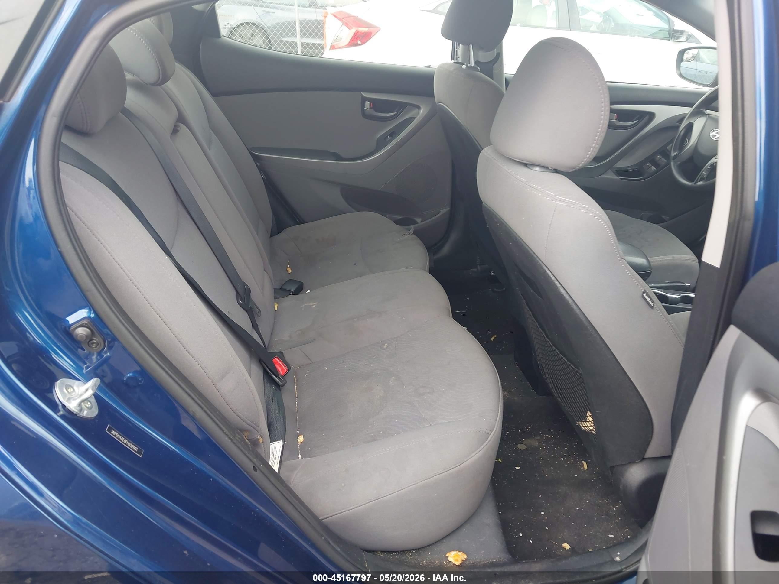 2015 Hyundai Elantra Se Dark Blue vin: 5NPDH4AE0FH652091