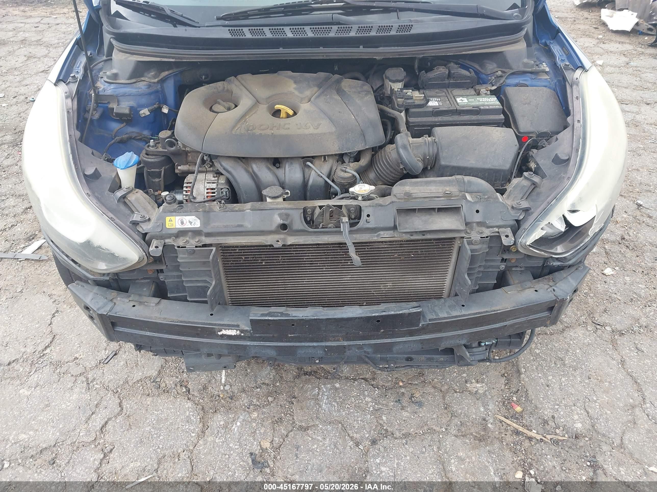 2015 Hyundai Elantra Se Dark Blue vin: 5NPDH4AE0FH652091