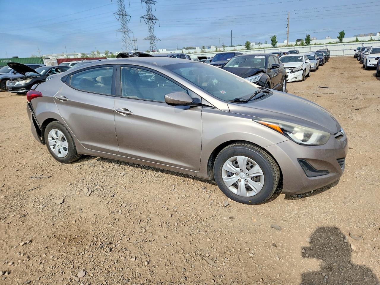 2016 Hyundai Elantra Se Tan vin: 5NPDH4AE0GH682015