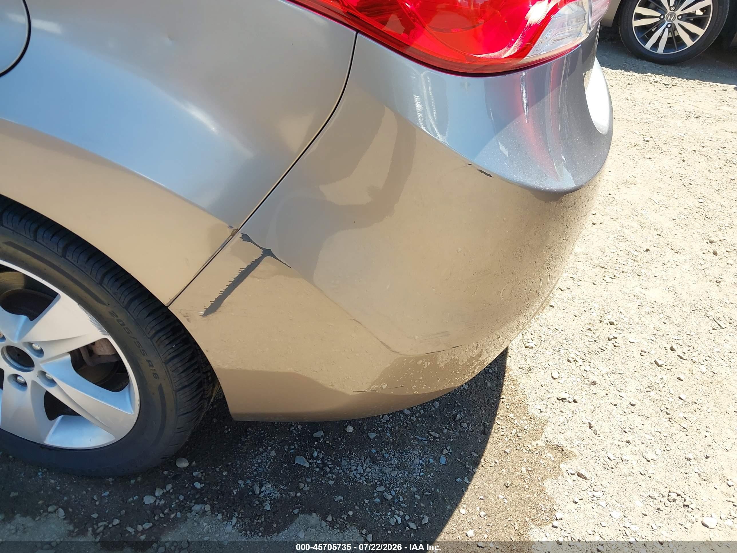2011 Hyundai Elantra Gls Серый vin: 5NPDH4AE1BH001272