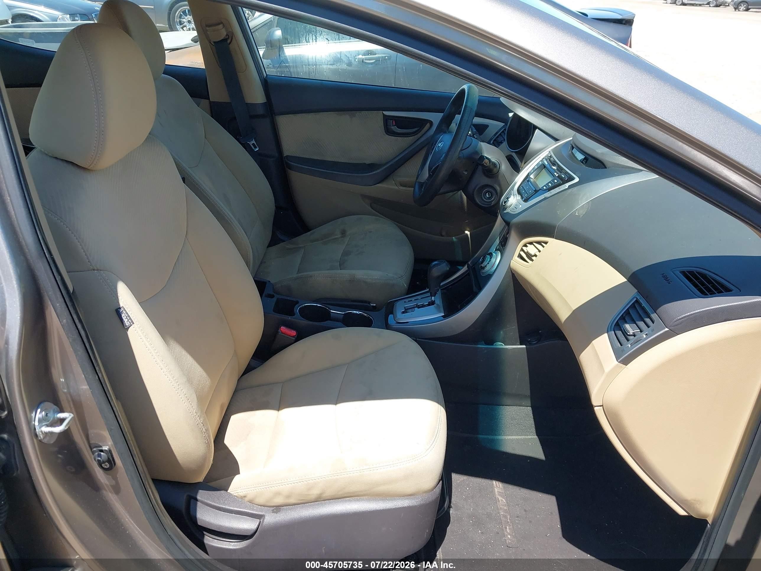 2011 Hyundai Elantra Gls Серый vin: 5NPDH4AE1BH001272
