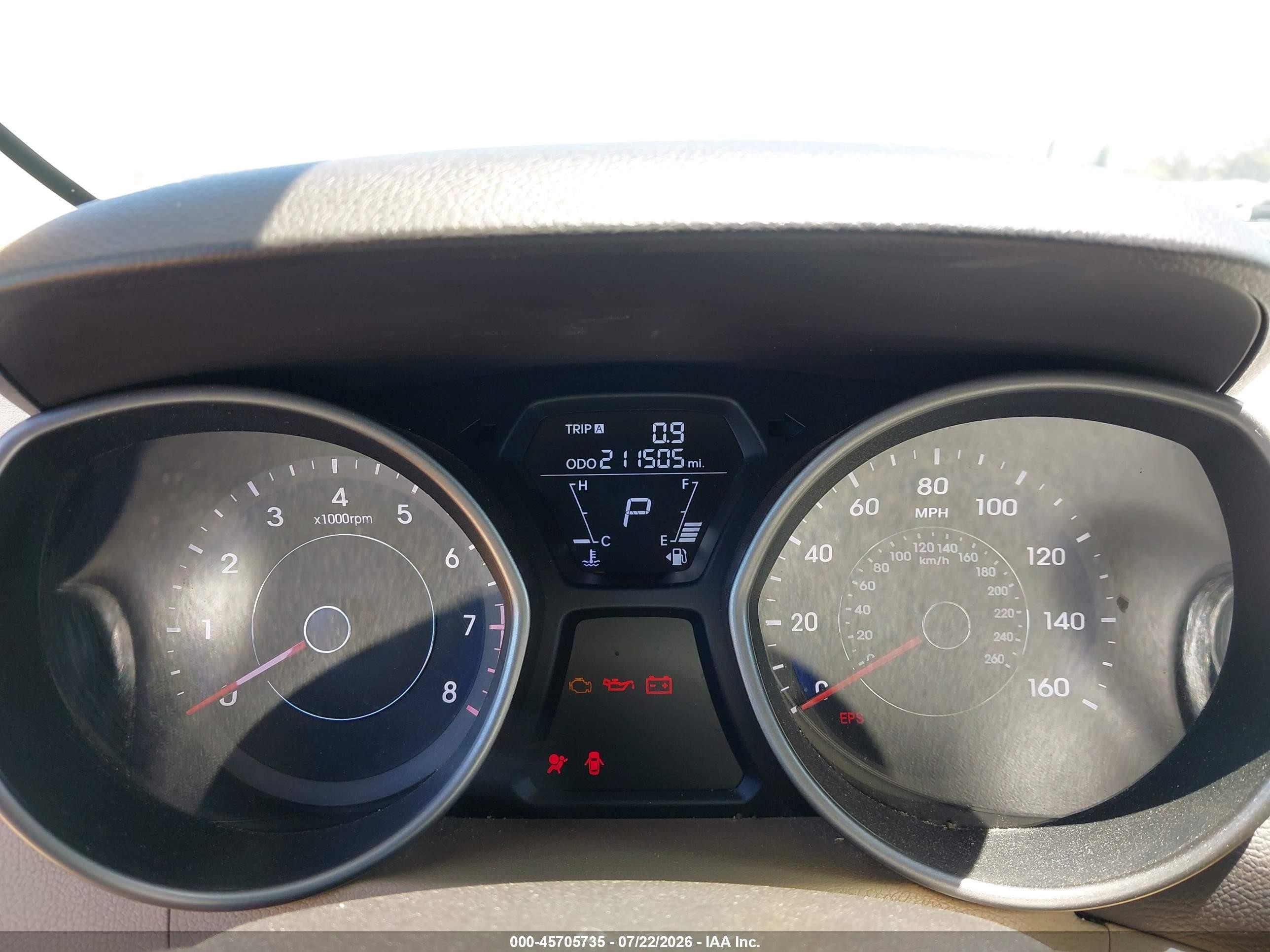 2011 Hyundai Elantra Gls Серый vin: 5NPDH4AE1BH001272