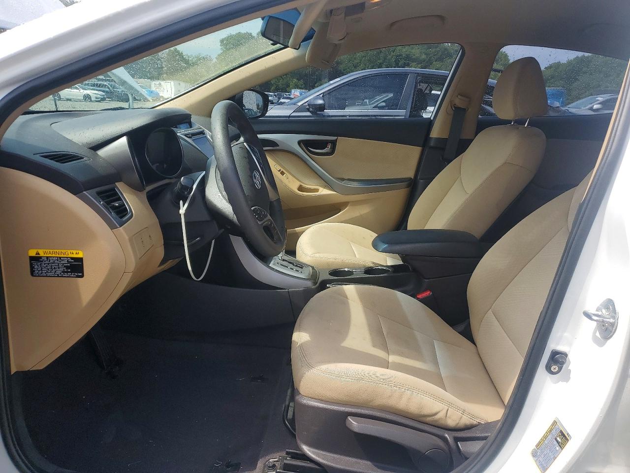 2011 Hyundai Elantra Gls White vin: 5NPDH4AE1BH005354