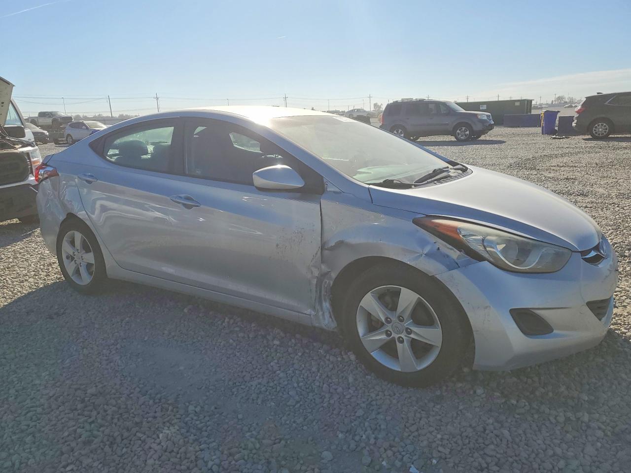 2011 Hyundai Elantra Gls Silver vin: 5NPDH4AE1BH019173