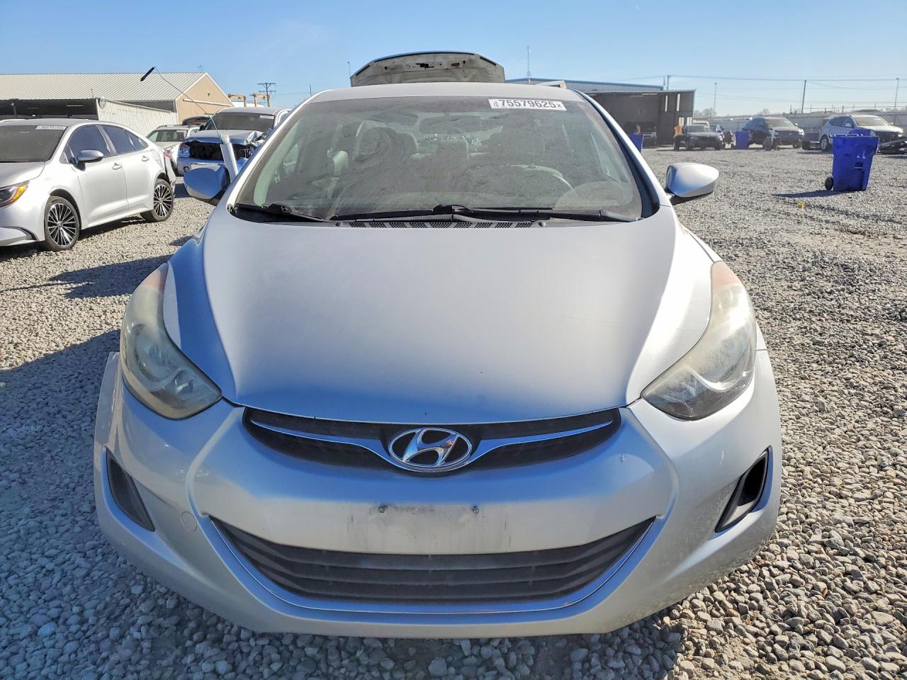 2011 Hyundai Elantra Gls Silver vin: 5NPDH4AE1BH019173