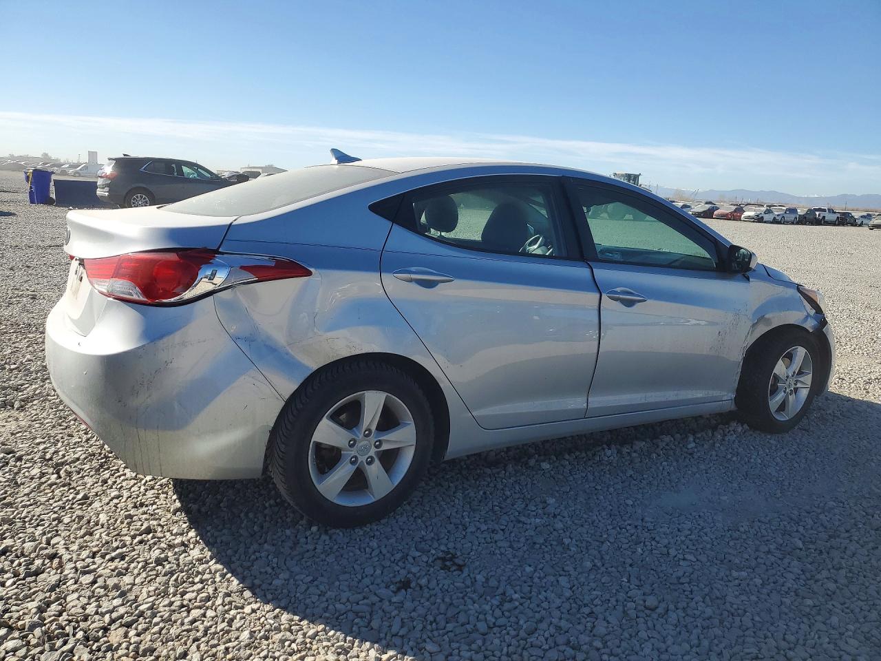 2011 Hyundai Elantra Gls Silver vin: 5NPDH4AE1BH019173