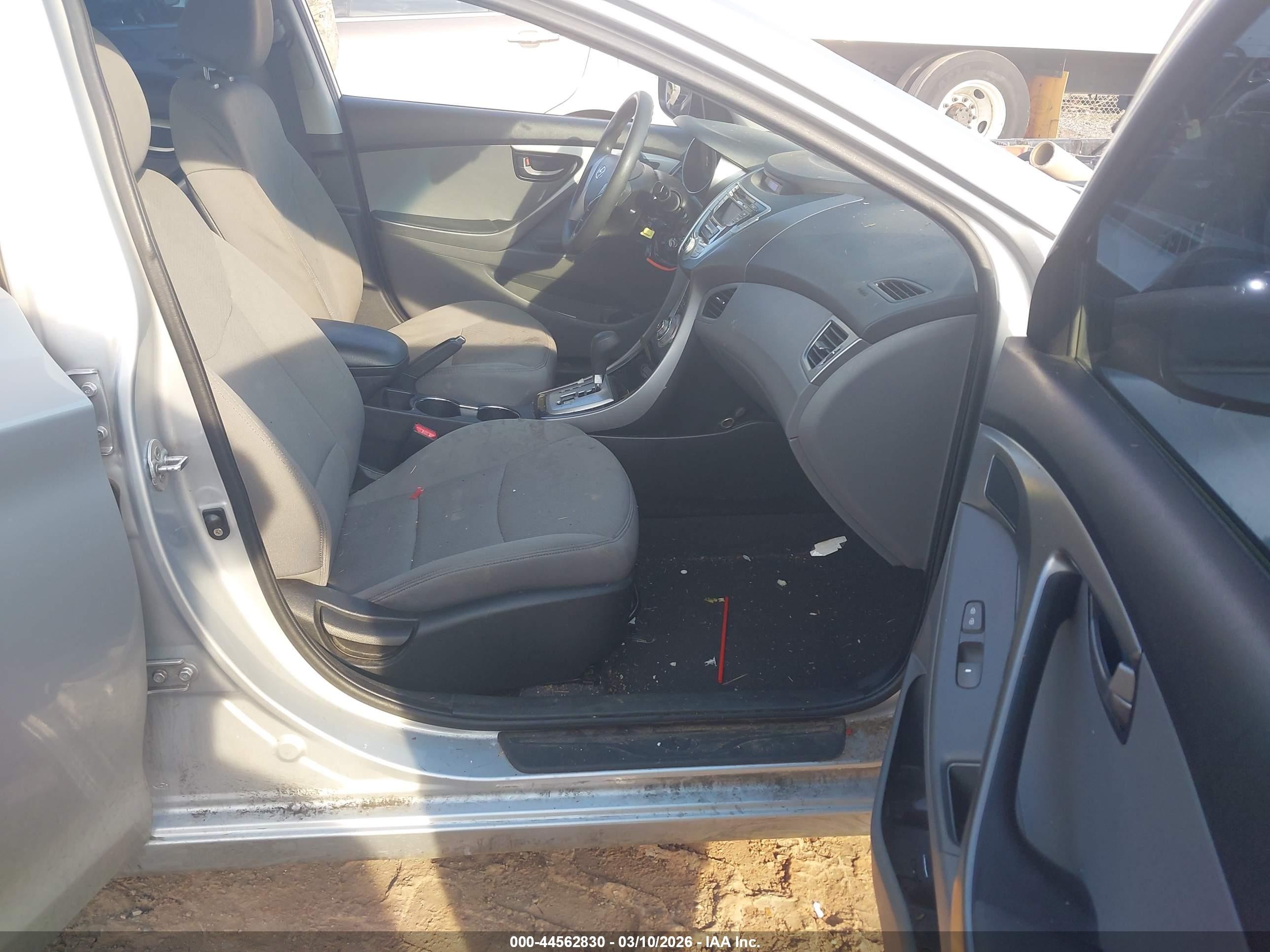 2011 Hyundai Elantra Gls Gray vin: 5NPDH4AE1BH029816