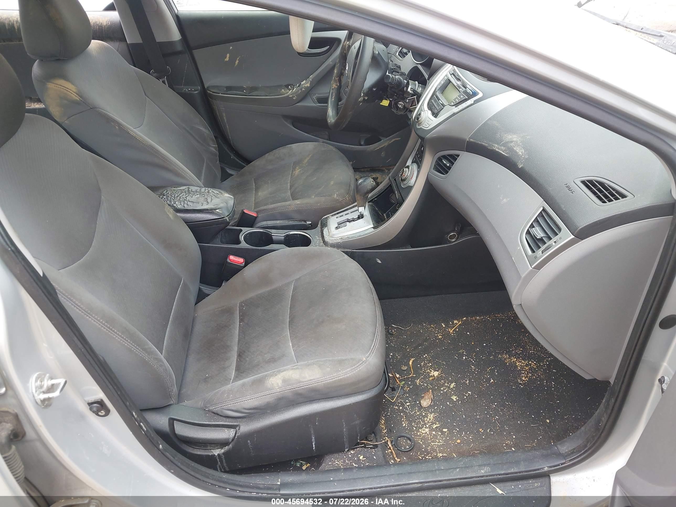 2011 Hyundai Elantra Gls Silver vin: 5NPDH4AE1BH031548