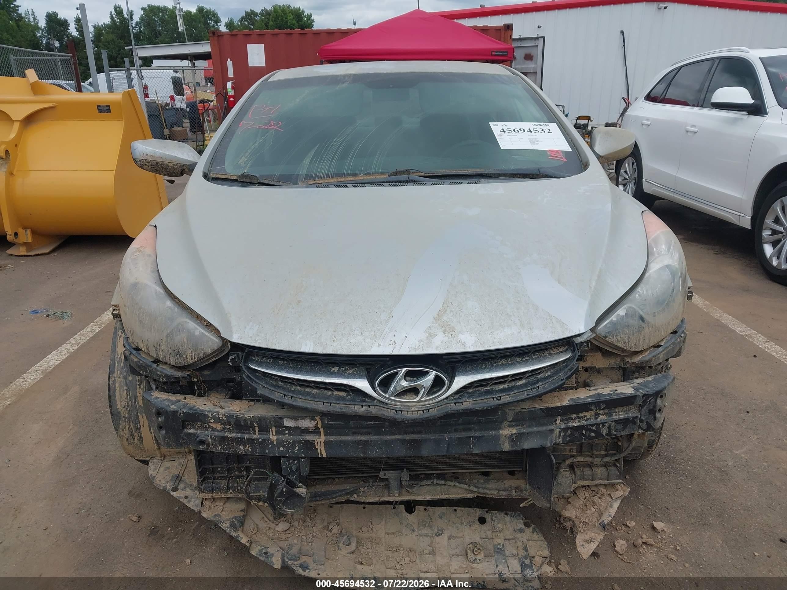 2011 Hyundai Elantra Gls Silver vin: 5NPDH4AE1BH031548