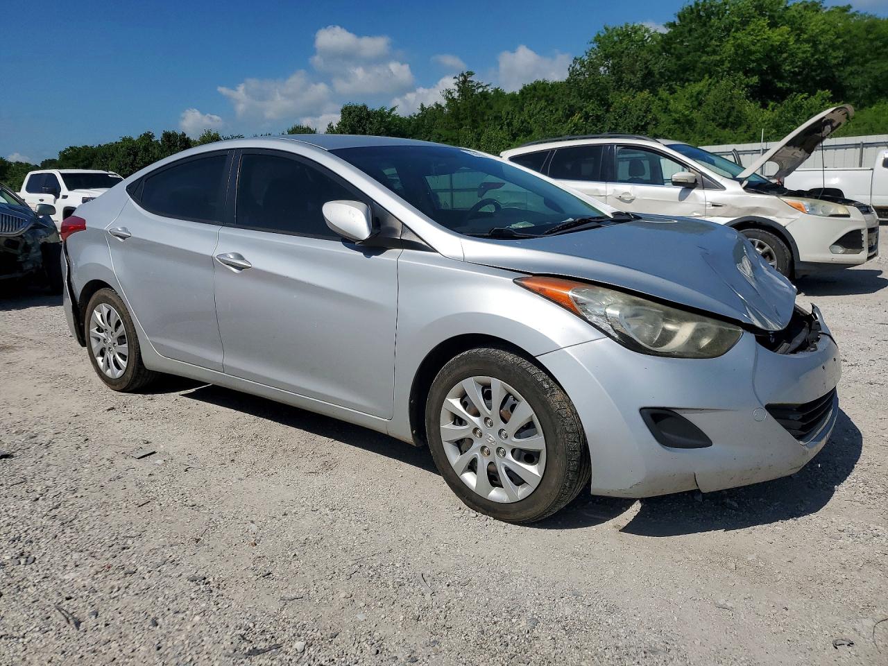 2011 Hyundai Elantra Gls Серебряный vin: 5NPDH4AE1BH033364