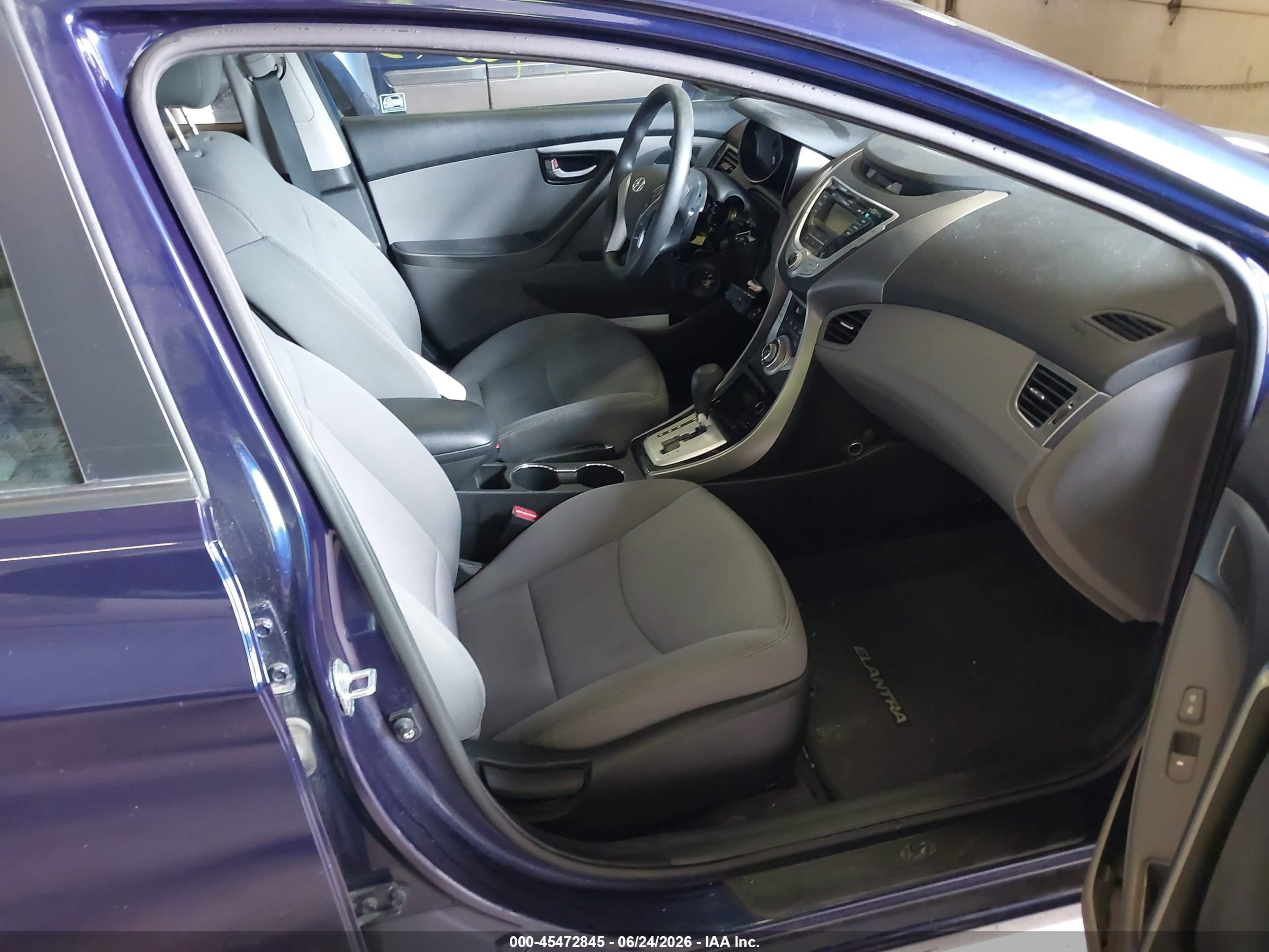 2011 Hyundai Elantra Gls Blue vin: 5NPDH4AE1BH035275