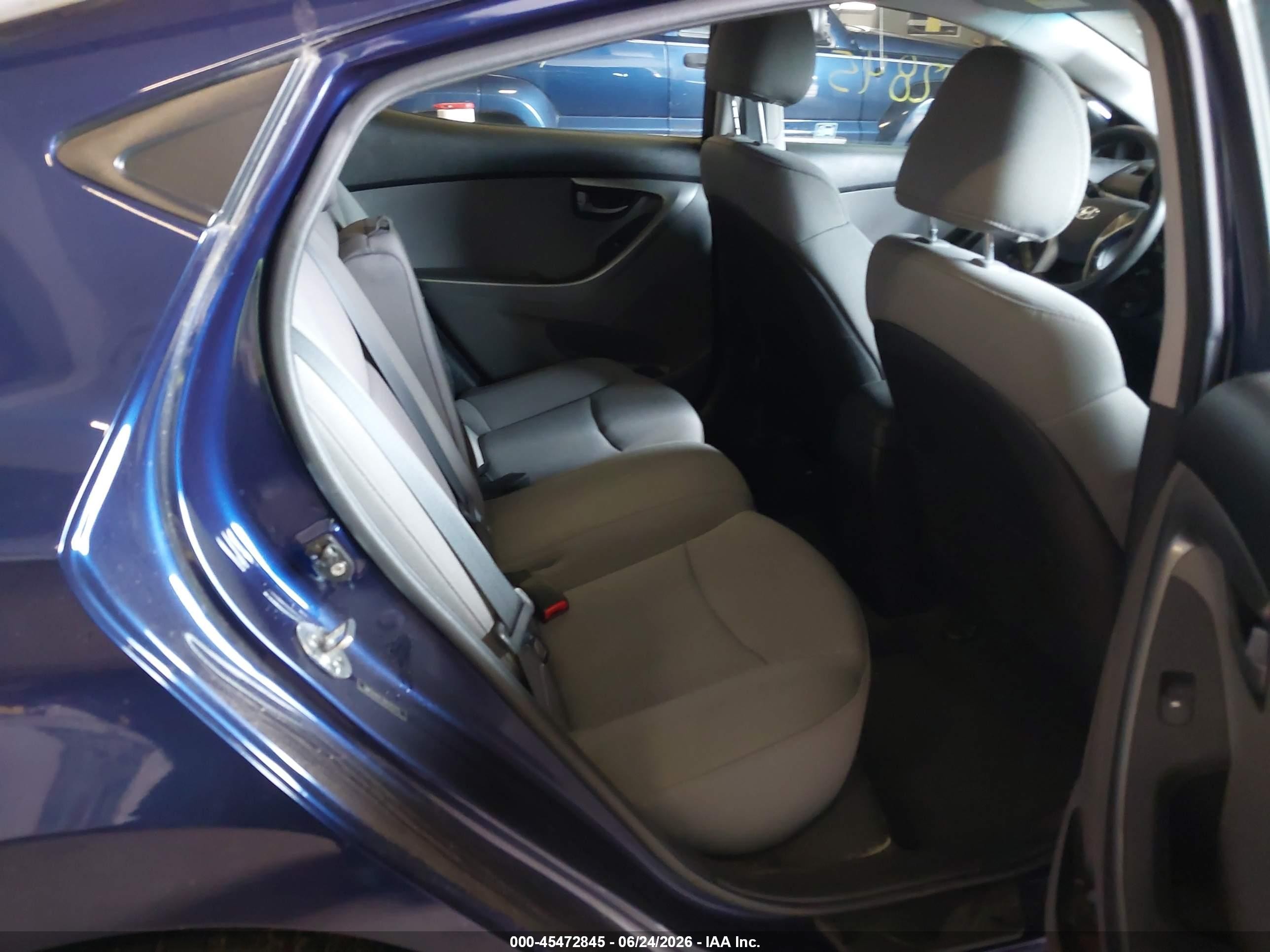 2011 Hyundai Elantra Gls Blue vin: 5NPDH4AE1BH035275